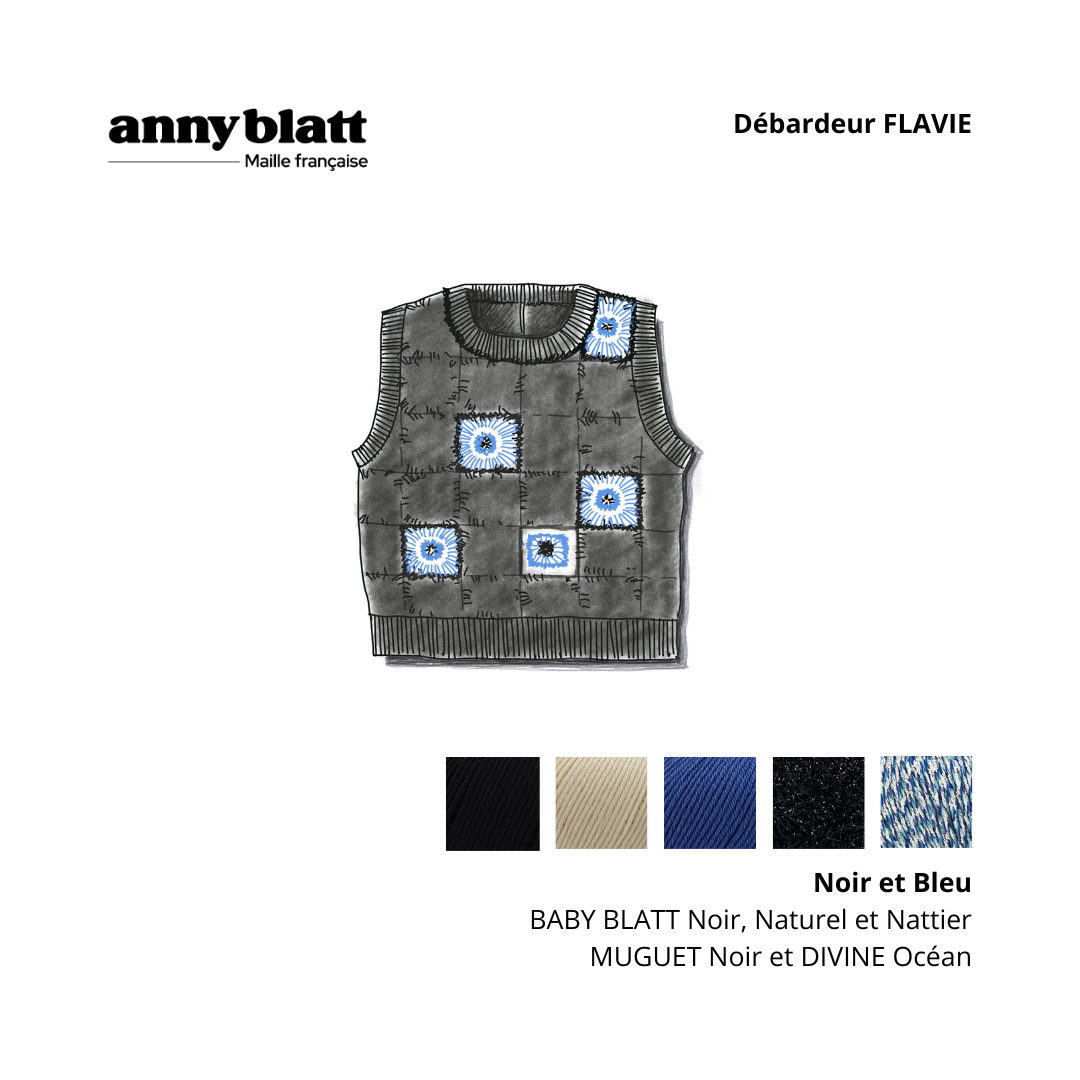 Annyblatt Flavie kit uncinetto top cotone