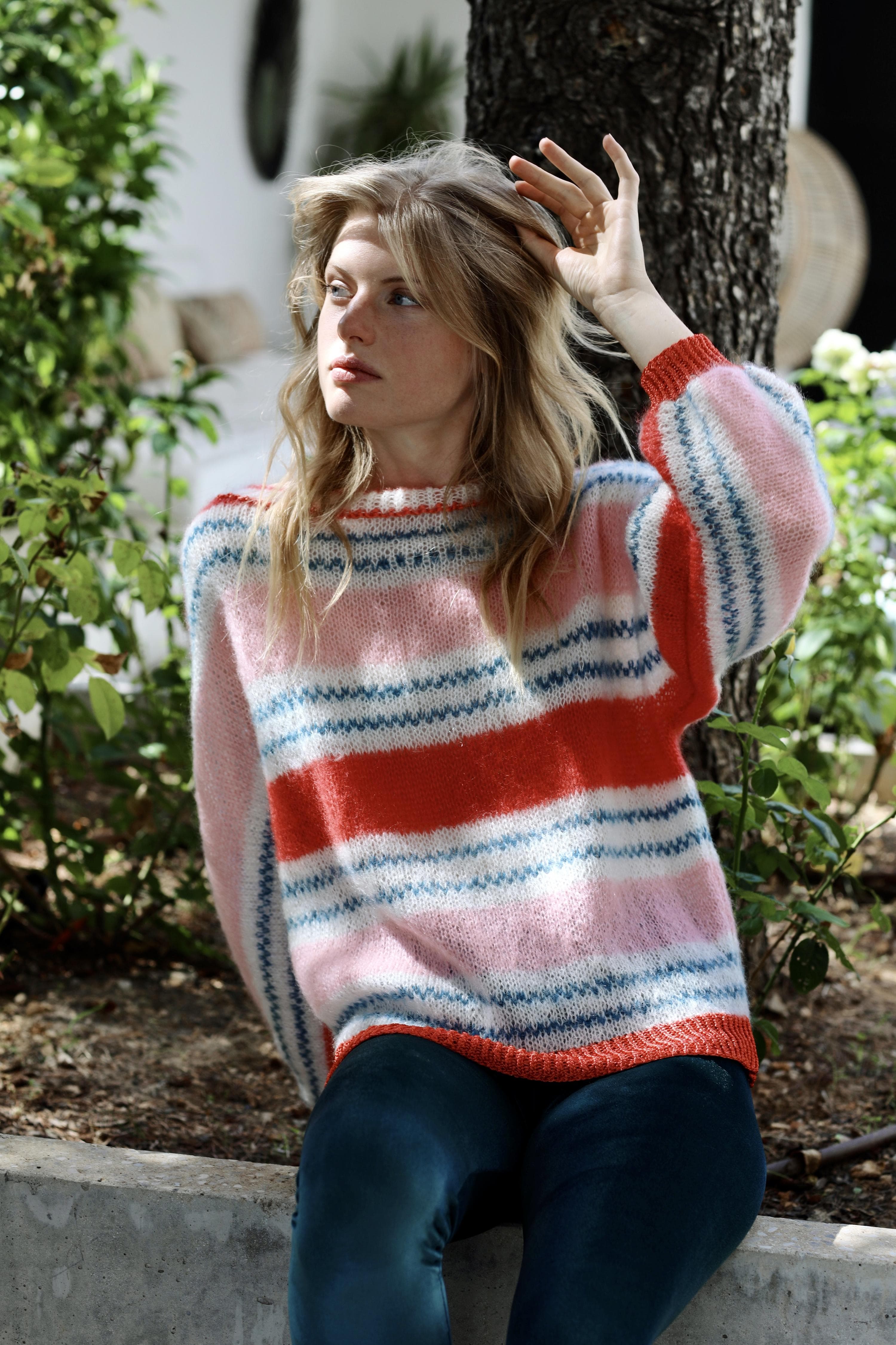 Anny Blatt Julia kit maglia mohair e seta