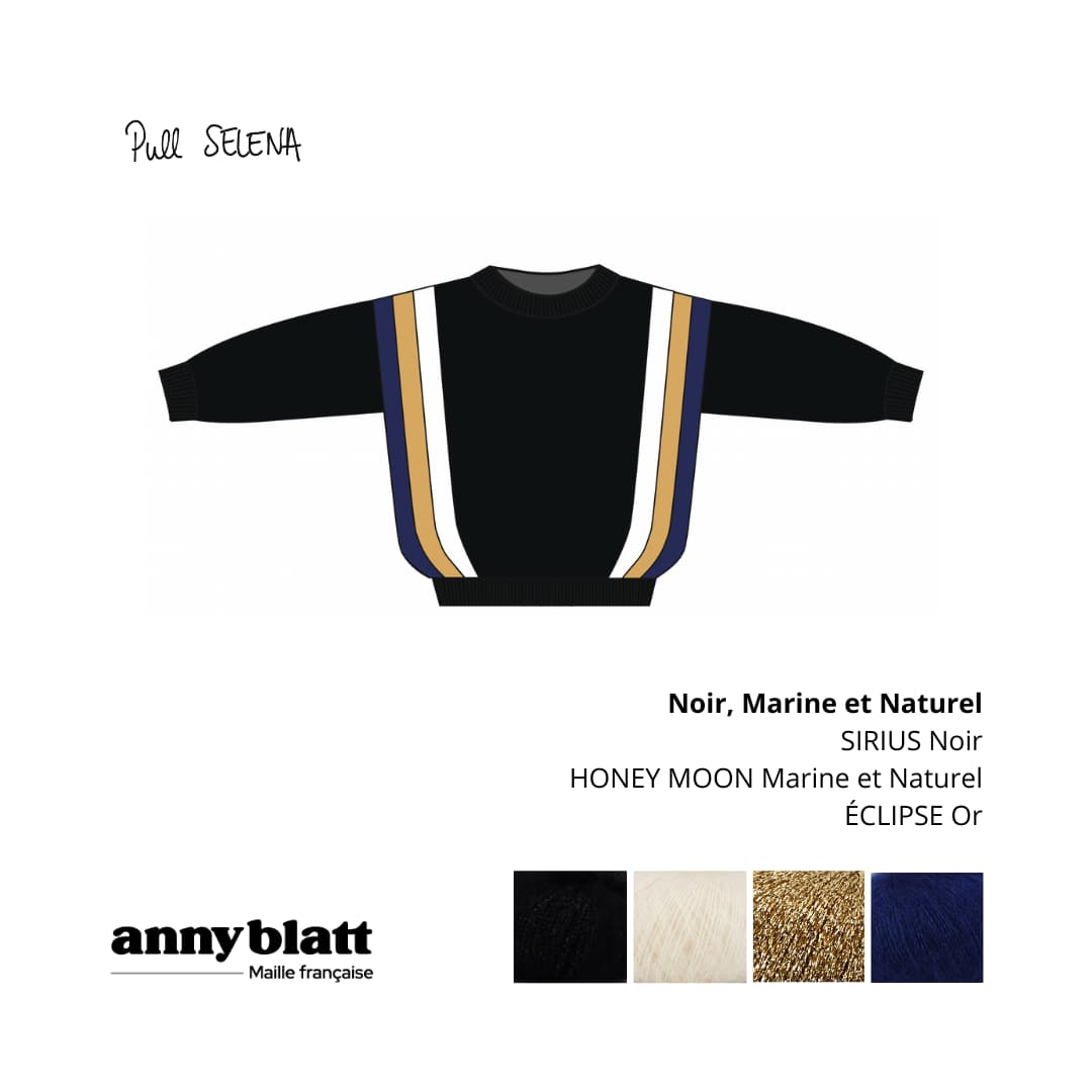 Anny Blatt Selena maglione kit maglia jacquard