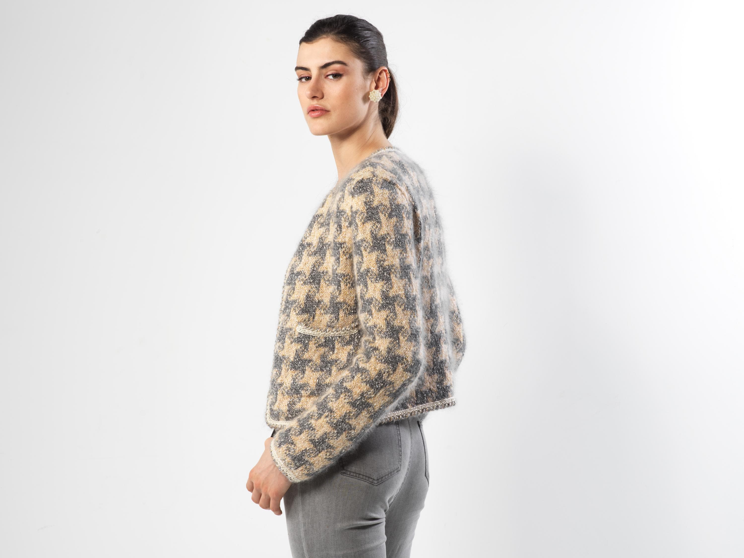 Annyblatt Paula kit maglia giacca pied-de-poule
