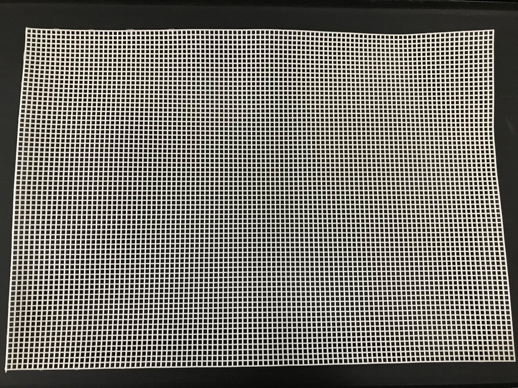 Il Filo di Arianna rete canvas bianca 50x32 foro 2 mm borse