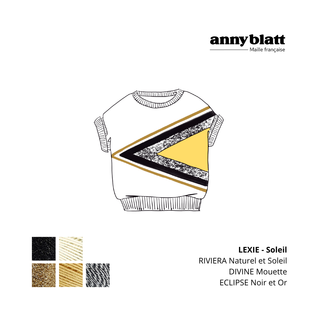 Anny Blatt Robbie kit top cotone jacquard M