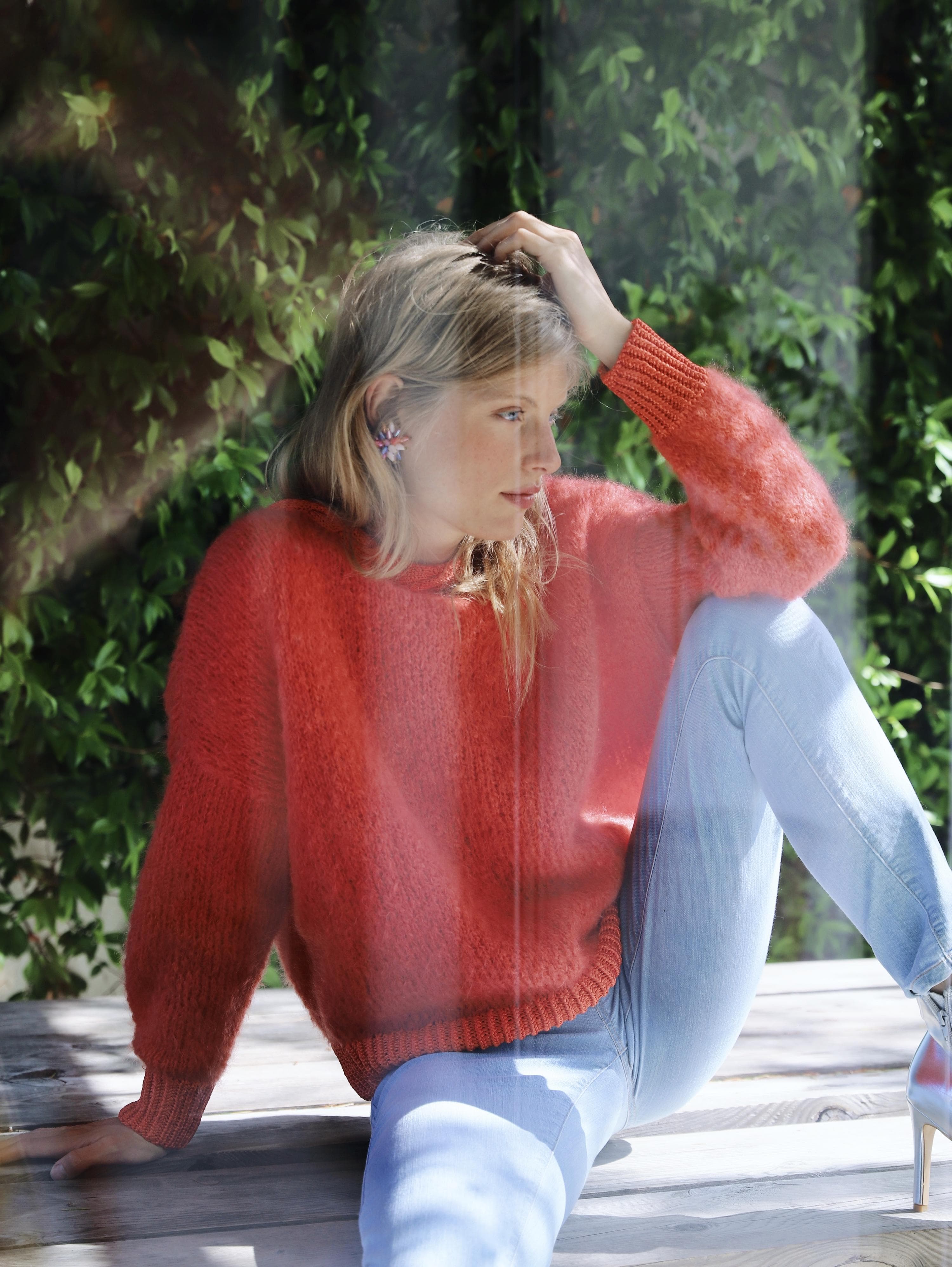 Annyblatt Vénus Peggy kit maglia S capucine mohair