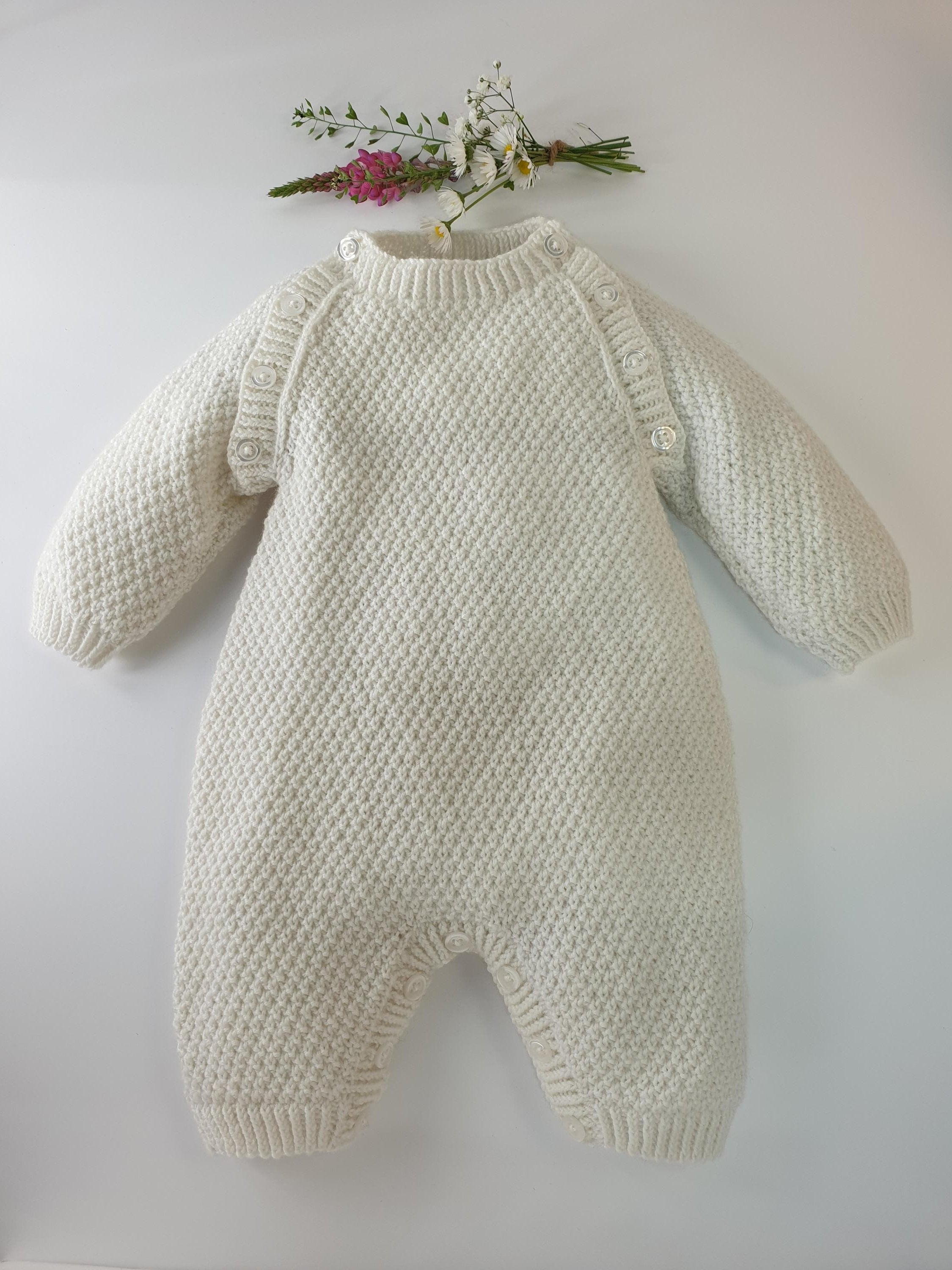 Anny Blatt The Baby Blatt kit tutina neonato bianco