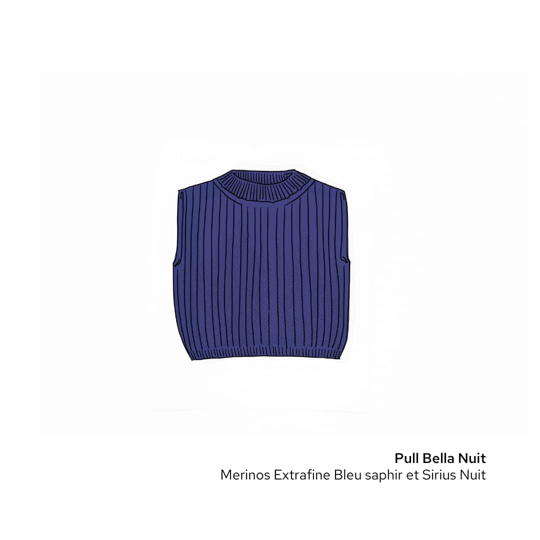 Anny Blatt Bella Dune gilet merino e mohair
