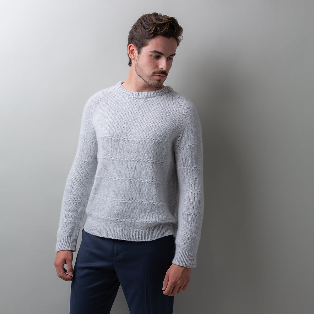 Pascuali Air Stitch Sweater Schema Maglia Raglan Top Down