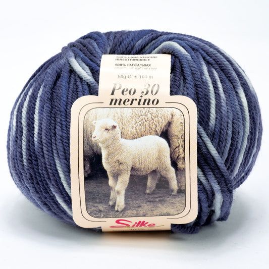 Peo Sfumata 01 filato lana merino 50 g 100 m tinta sfumata