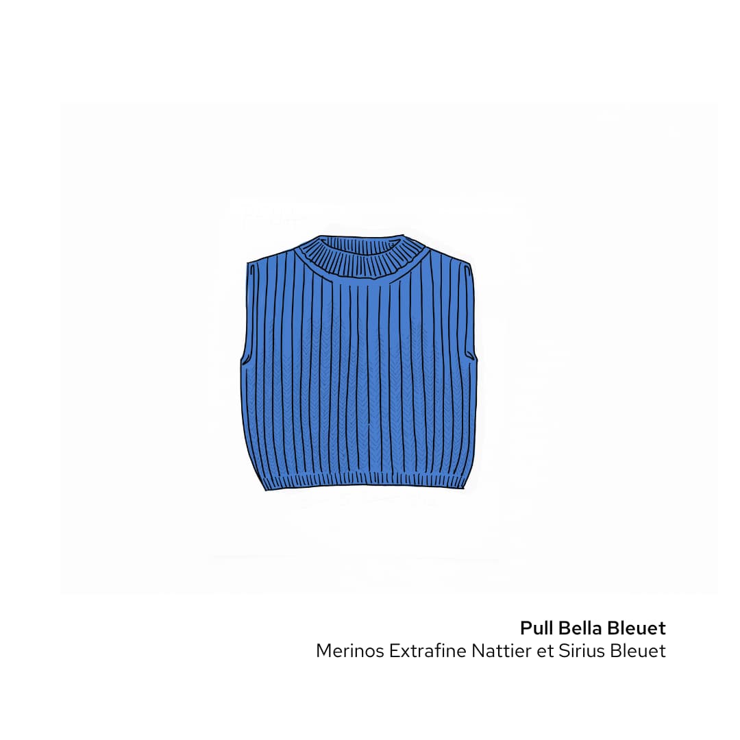 Anny Blatt Bella Dune gilet merino e mohair