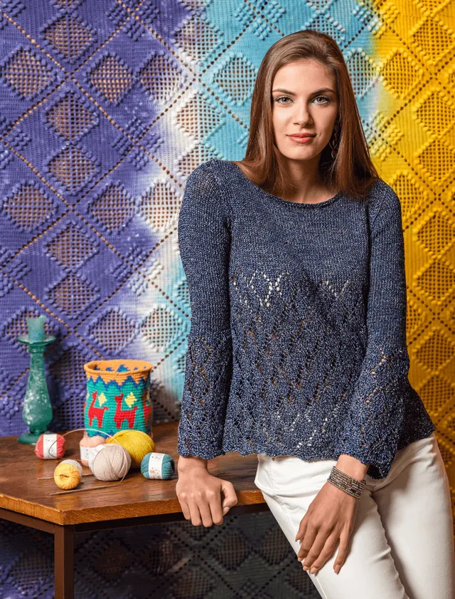Rosarios4 236 Tunica Sol modello maglia donna