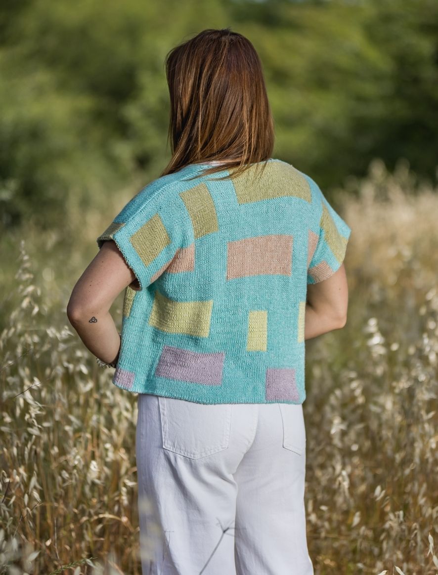 Rosarios4 342 Falésia modello gilet donna