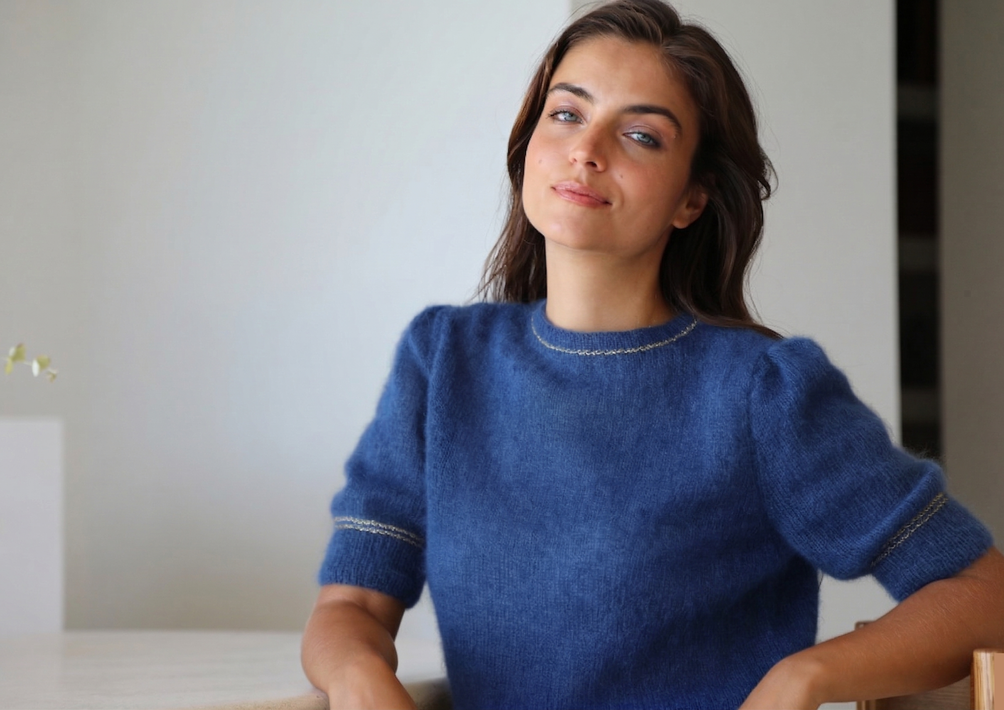 Anny Blatt Monica kit maglia pullover mohair leggero