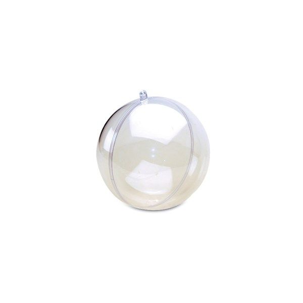 Il Filo di Arianna Sfera Plexiglass Trasparente Apribile Natale
