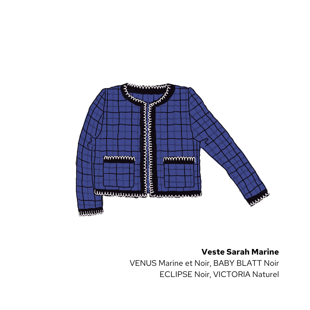 Anny Blatt Sarah giacca mohair naturale