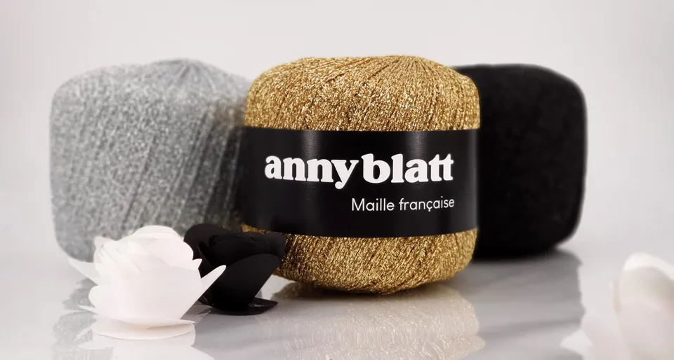 Anny Blatt Eclipse gomitolo filato brillante oro