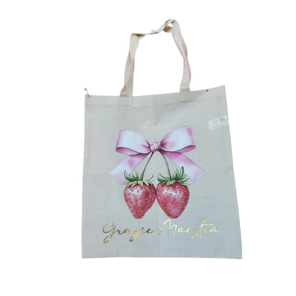 Il Filo di Arianna Shopper Cotone personalizzata borsa
