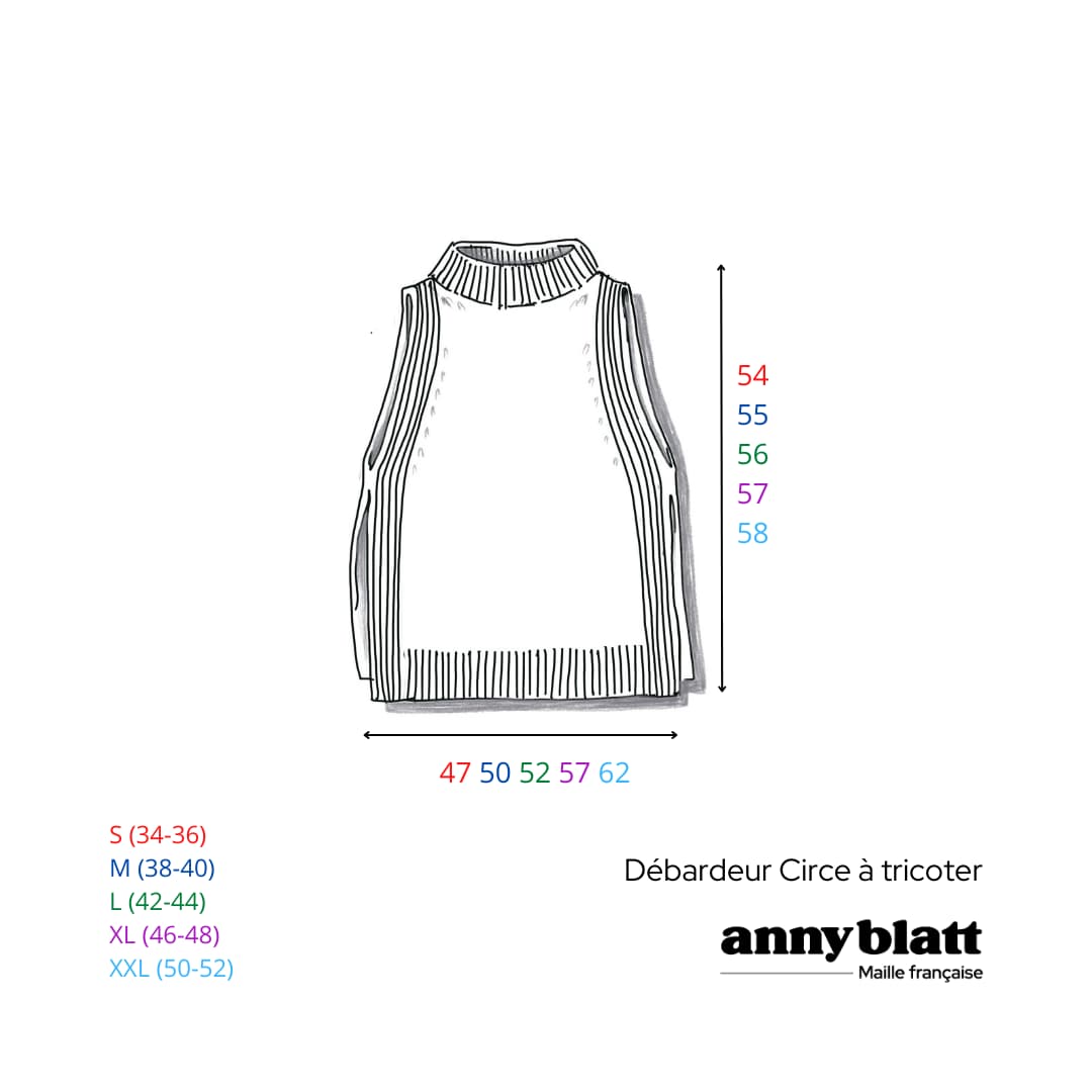 Annyblatt Circe kit maglia gilet merino mohair