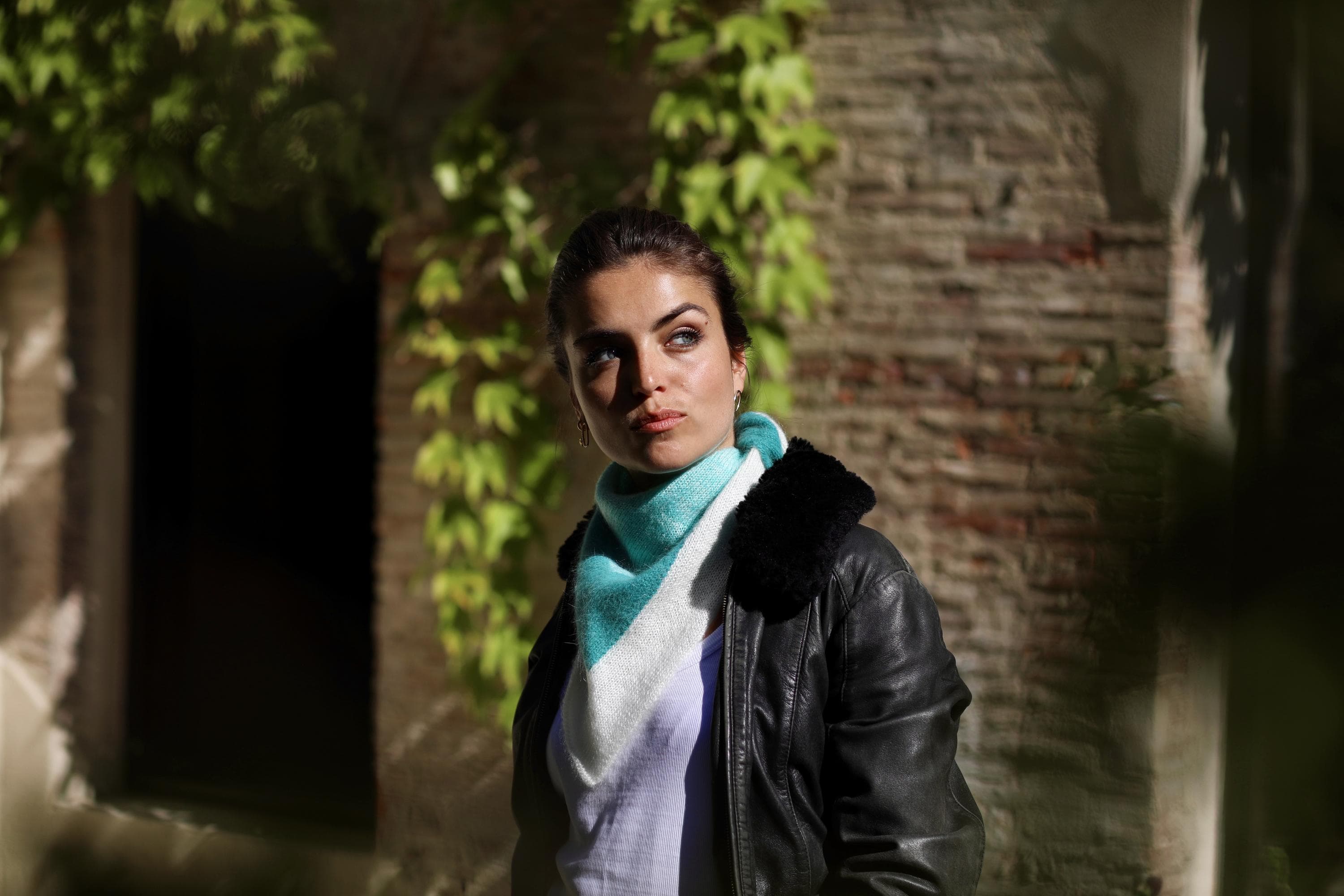 Anny Blatt Bandana scaldacollo lana mohair seta