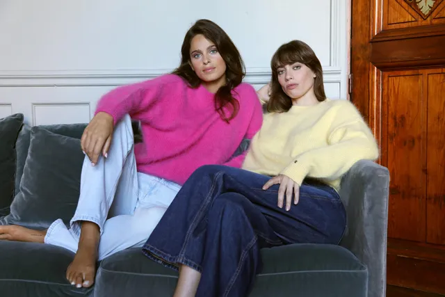 Annyblatt Pipa maglione angora taglia S sorbet caldo