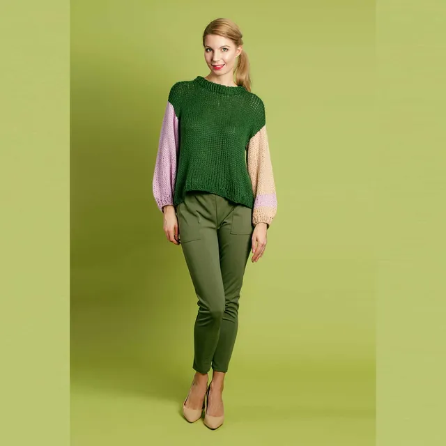 Pascuali Forest Candy Pullover schema maglia PDF cotone