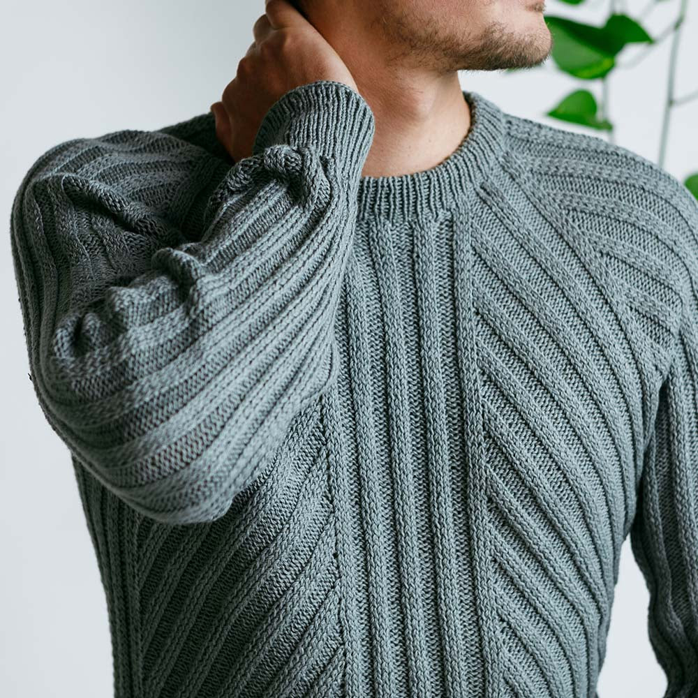 Pascuali Renzo schema maglia pullover coste cotone