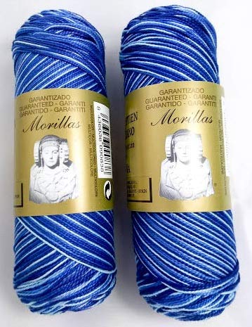 Morillas Zepelines Ne 5/2 cotone perlato blu 29 2x75g