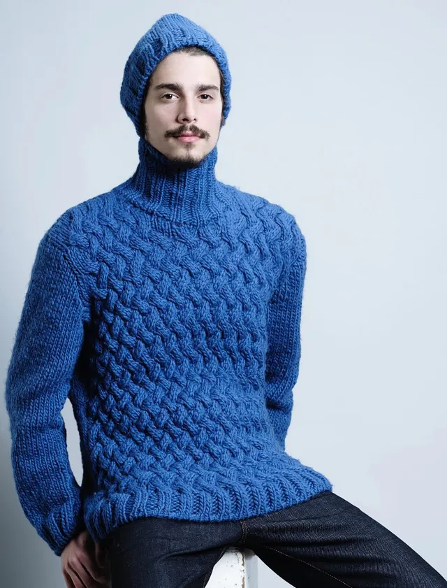 Rosarios4 49 Bulky Light schema maglione uomo