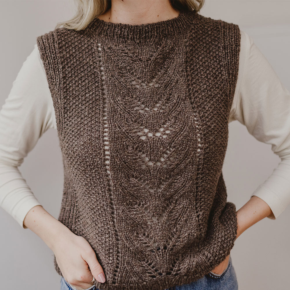 Pascuali Amaya Slipover schema gilet traforato