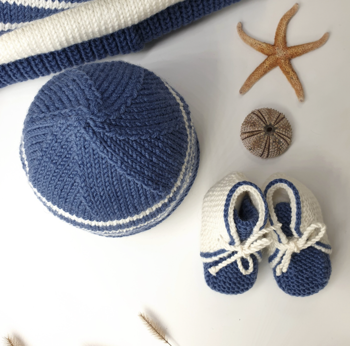 Anny Blatt Olivier kit maglia cappello e scarpine taglia 1