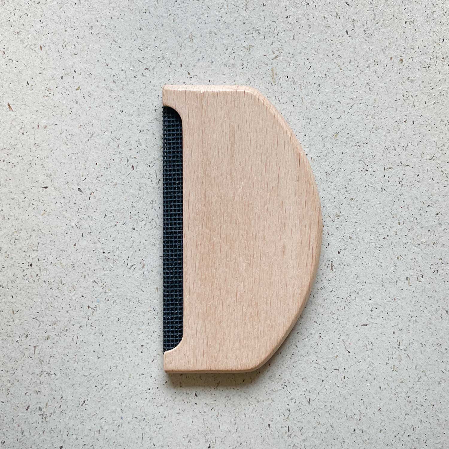 Rosy Green Wool pettine levapelucchi legno