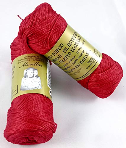 Morillas Zepelines Ne 5/2 cotone perlato rosso 11 2x75 g
