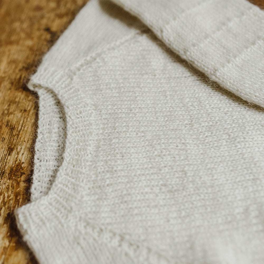 Pascuali Loena schema maglia bambino raglan mohair seta