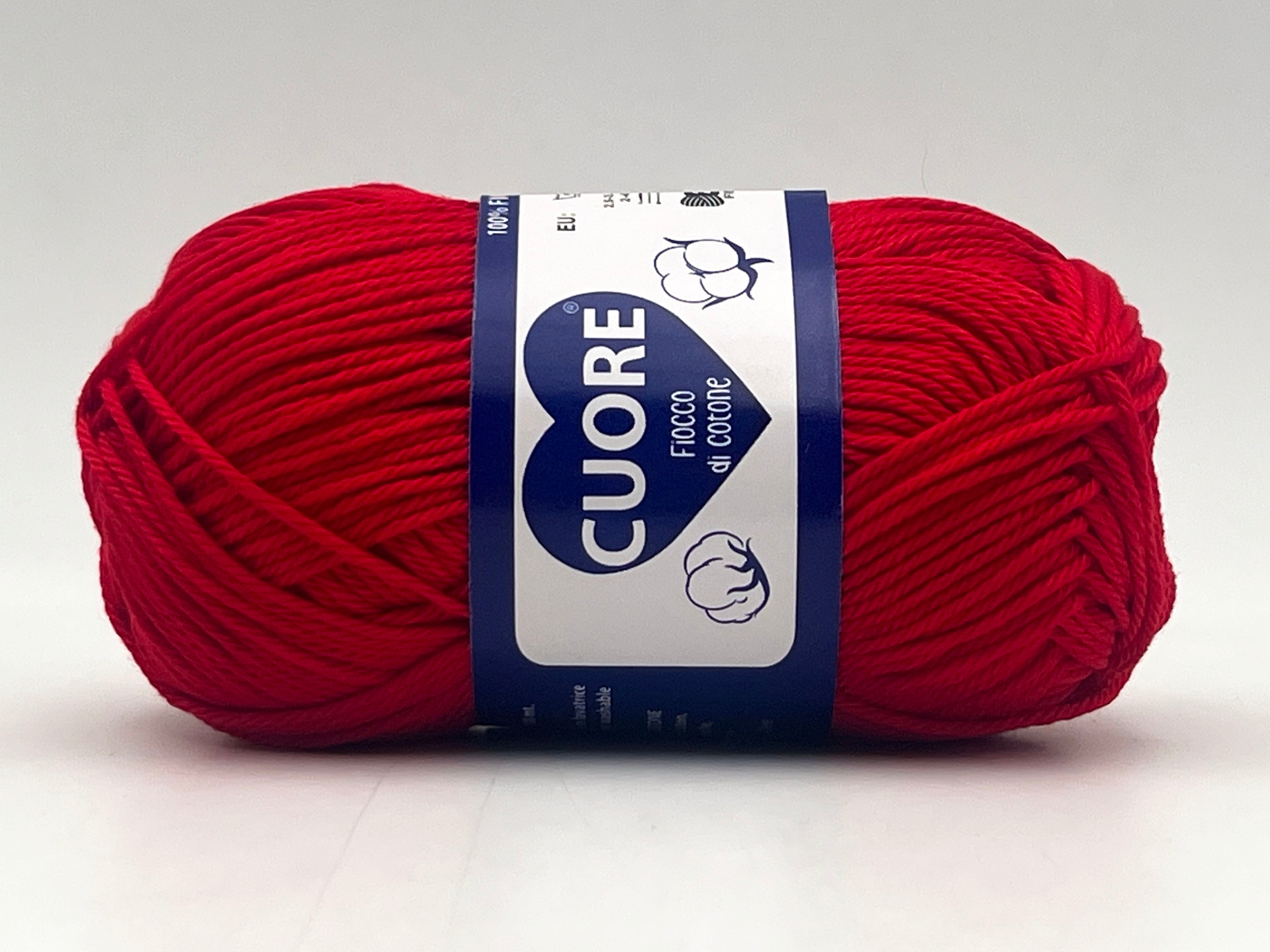 Il Filo di Arianna Cuore gomitolo cotone 40g tinta unita