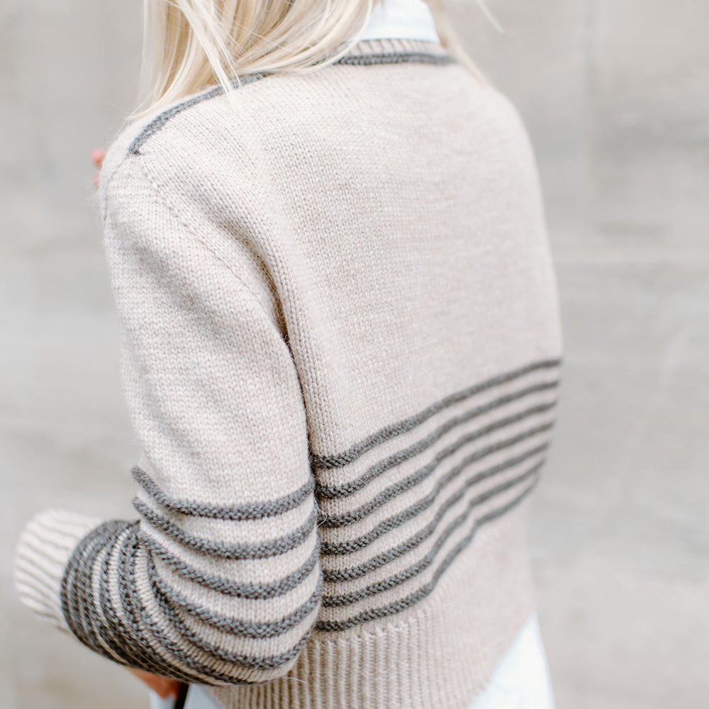 Pascuali Milano Sweater schema maglia maglione bicolore