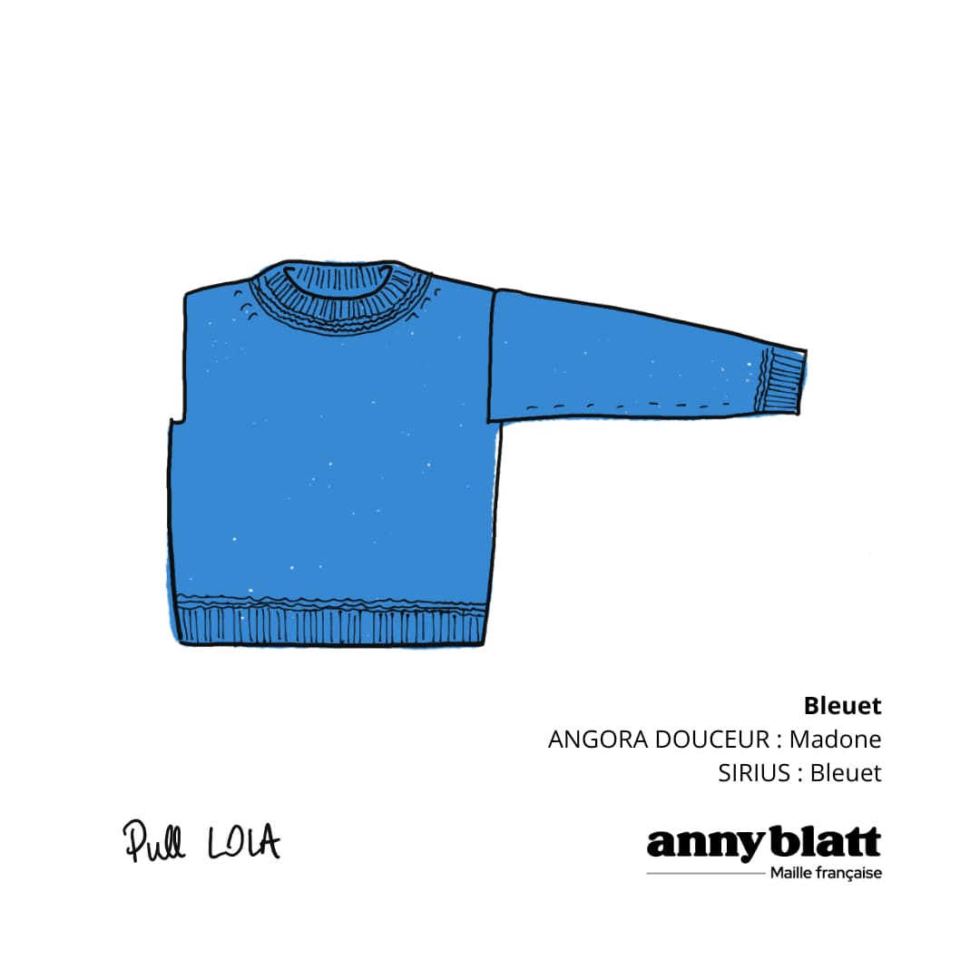 Annyblatt Lola kit maglia mohair dune M