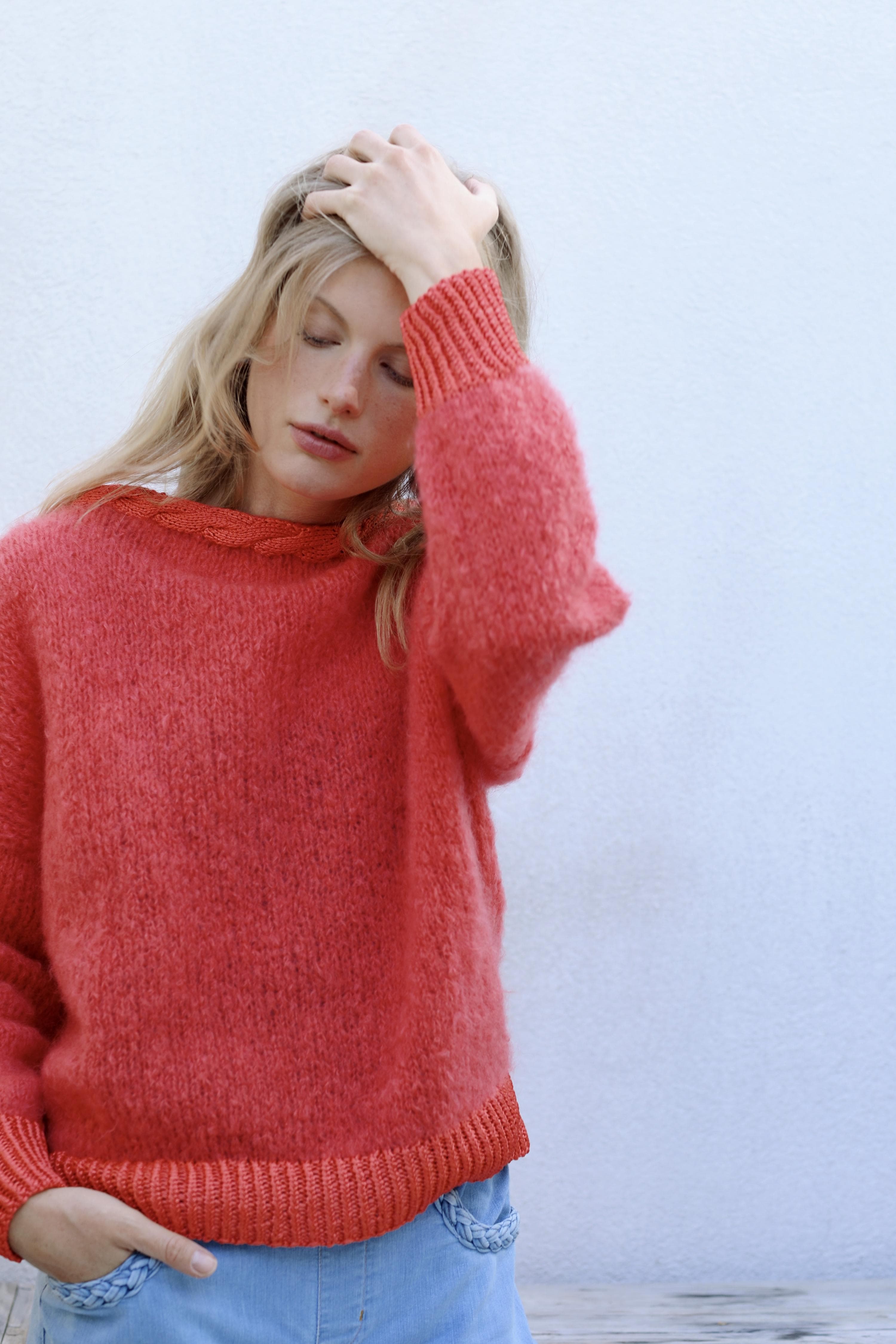 Annyblatt Vénus Peggy kit maglia S capucine mohair