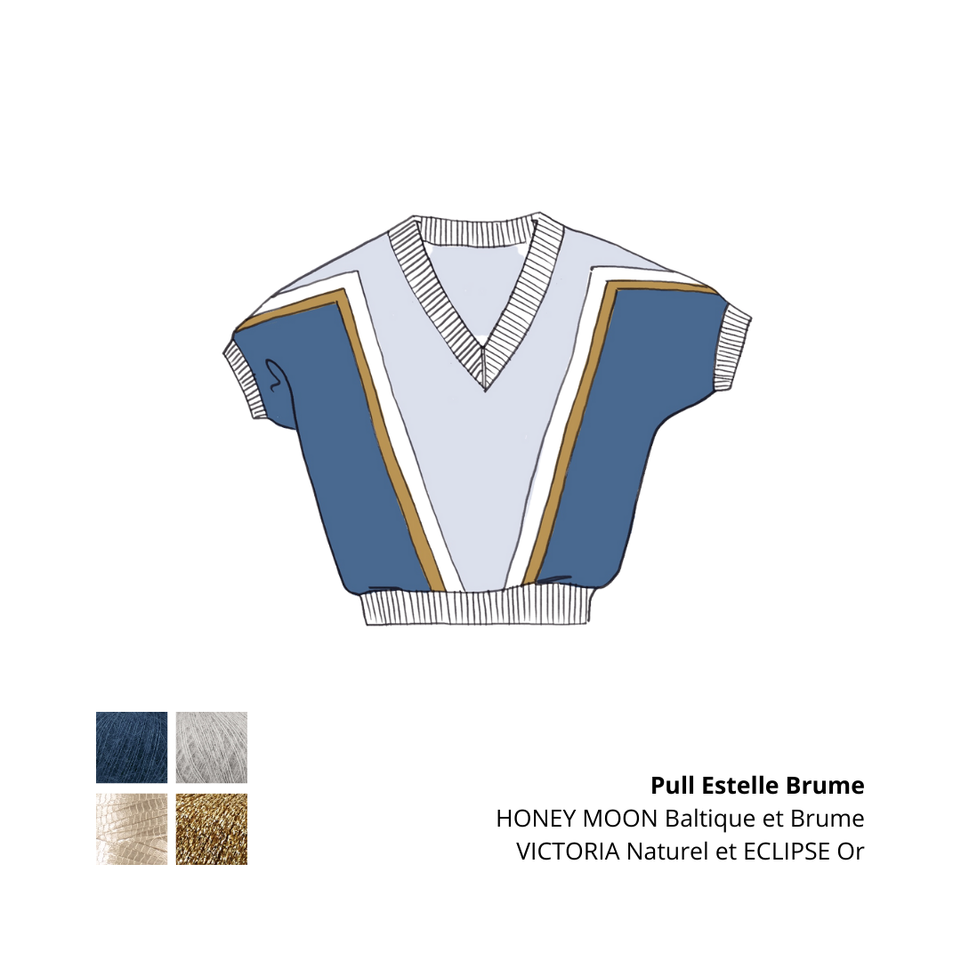 Anny Blatt Estelle kit maglia pull donna in mohair