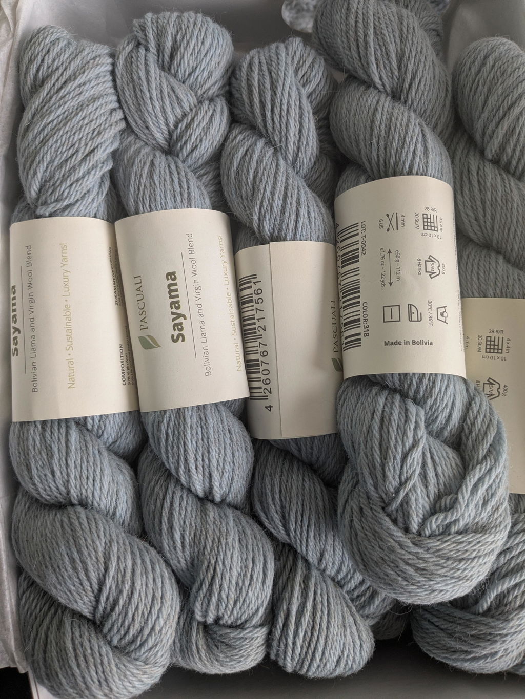 Pascuali Sayama filato lana lama e highland jacquard