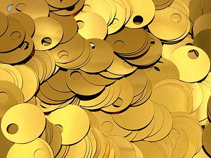 Il Filo di Arianna Yury paillettes oro 20 mm 40 g