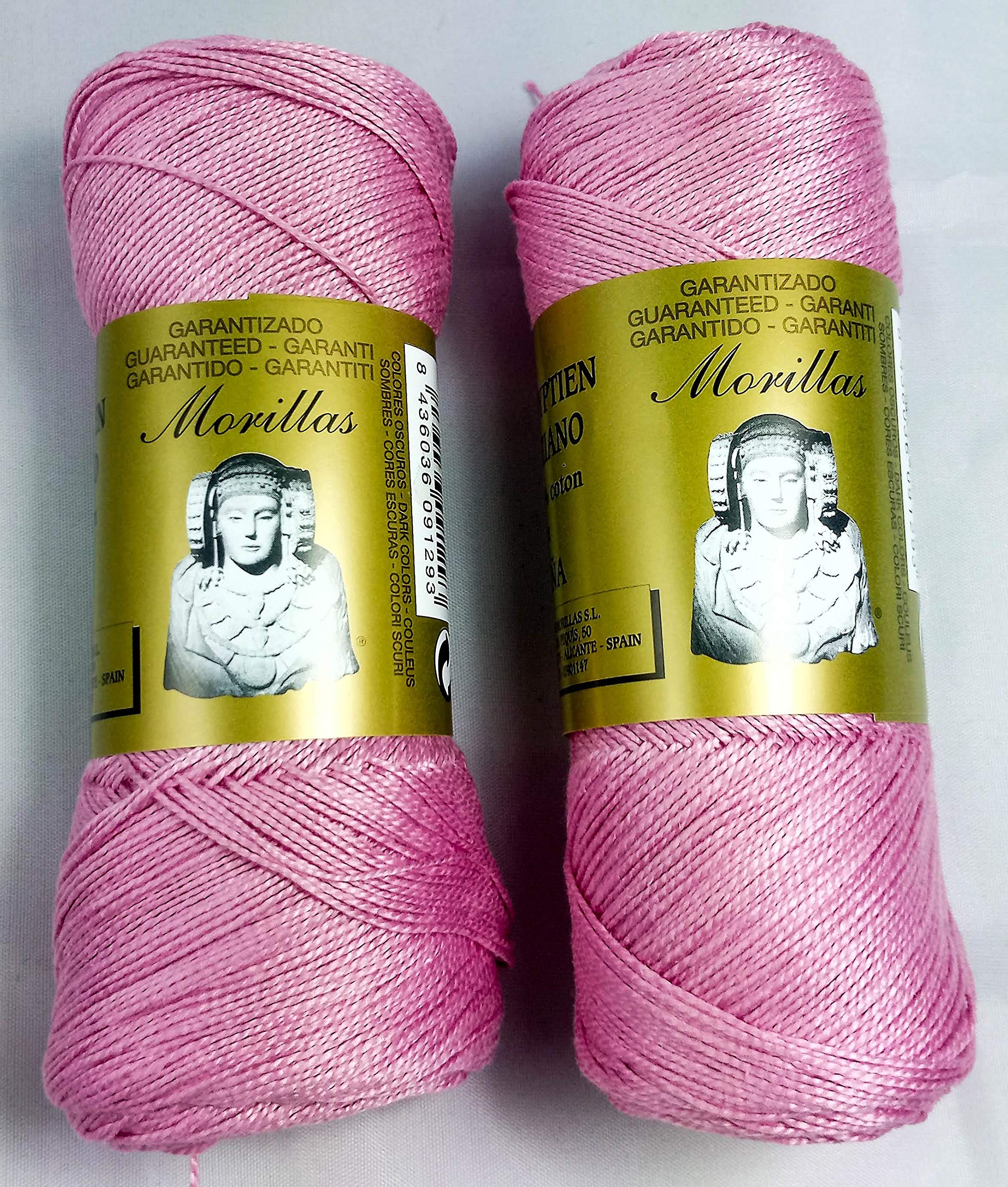 Morillas Zepelines Ne 5/2 cotone perlato rosa 37 2x75 g