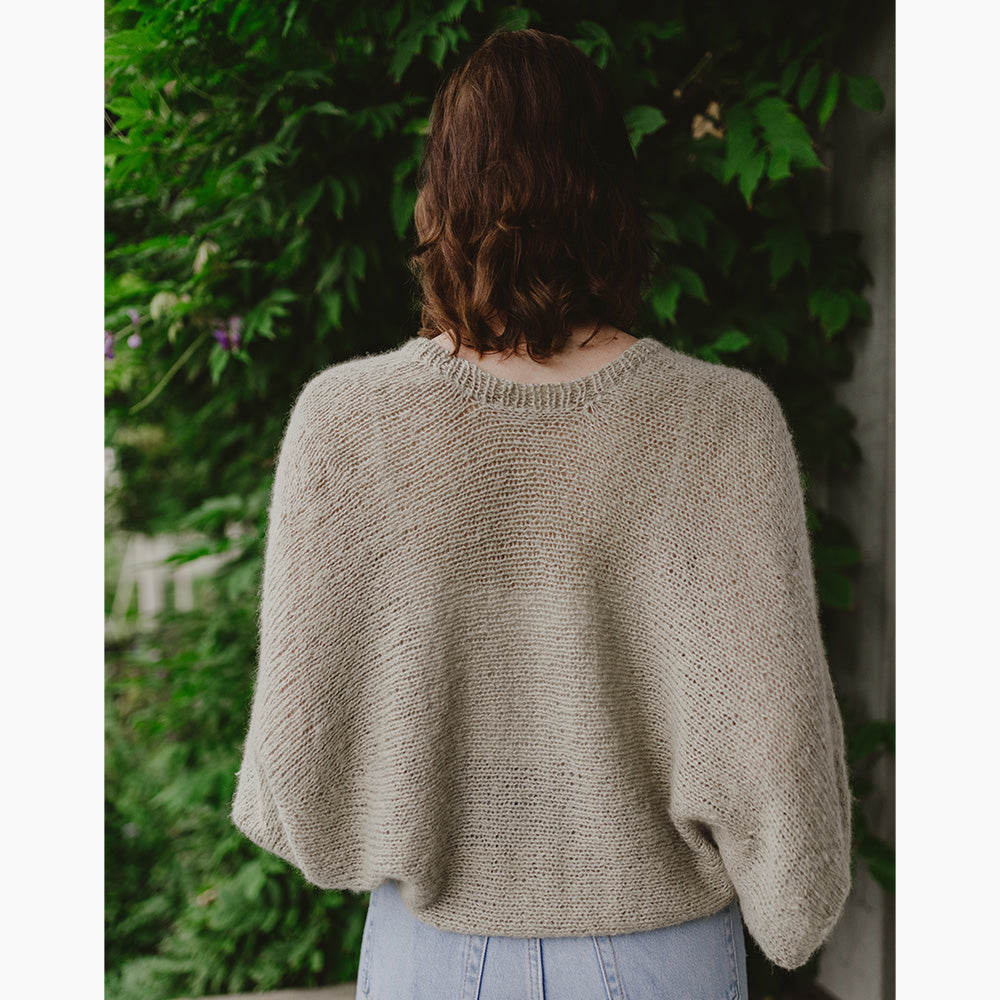 Pascuali Aninda Bolero schema maglia mohair lino
