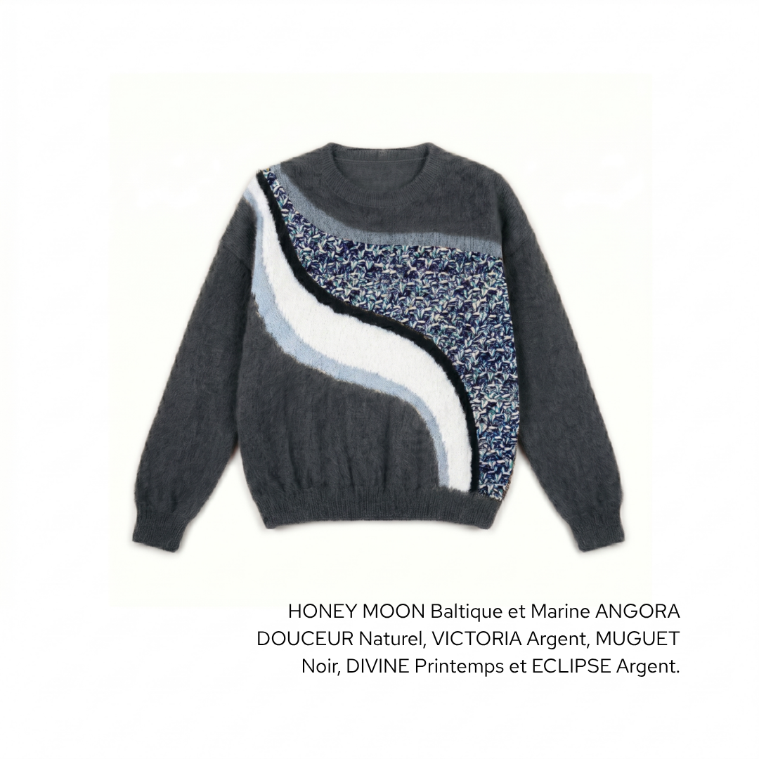 Annyblatt Charlize kit maglia pullover mohair