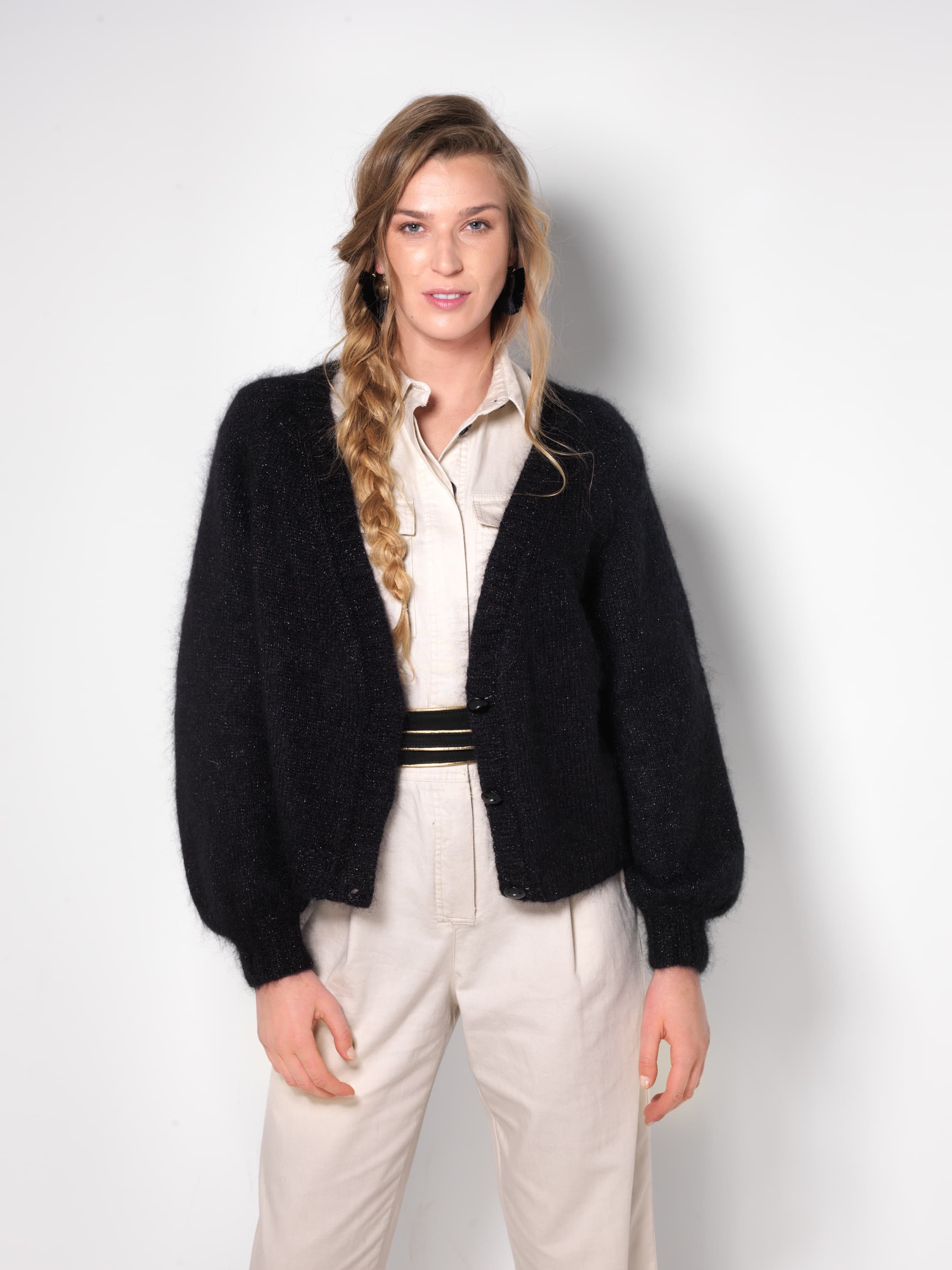 Annyblatt April kit maglia gilet mohair