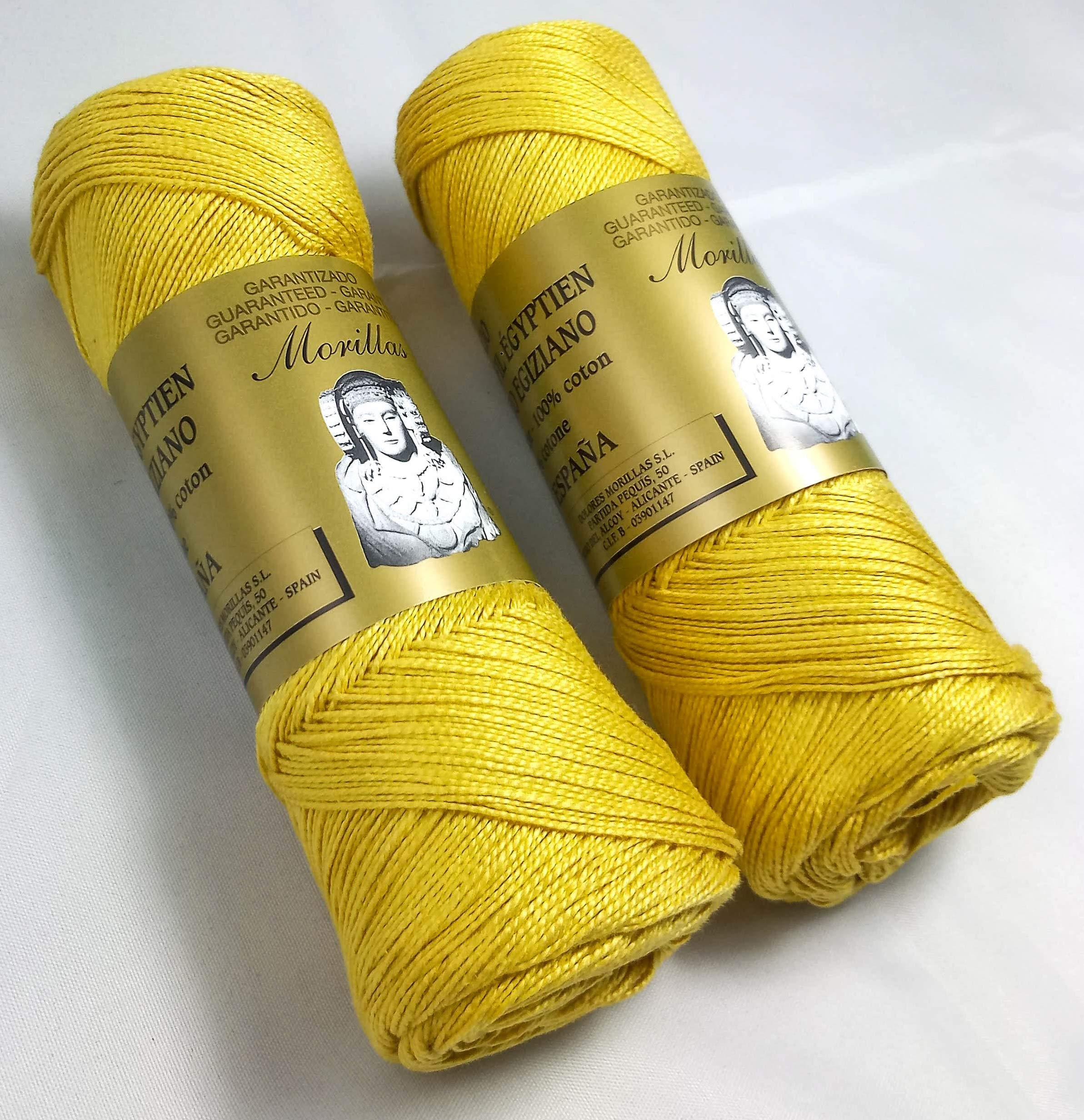 Morillas Zepelines Ne 8/2 filo cotone 2x75 g senape 34 mercerizzato
