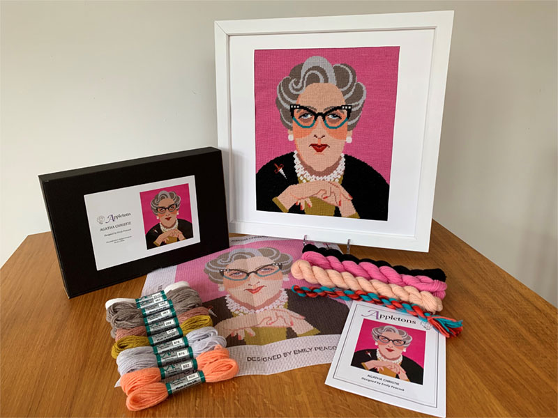 Appleton Agatha Christie kit arazzo in lana