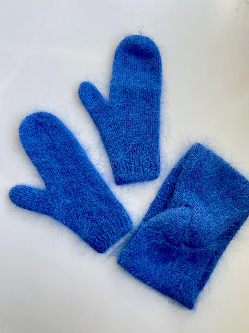 Annyblatt Tignes kit maglia angora fascia e muffole