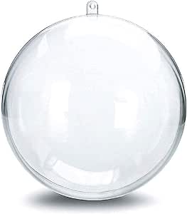 Il Filo di Arianna Sfera Plexiglass Trasparente Apribile Natale