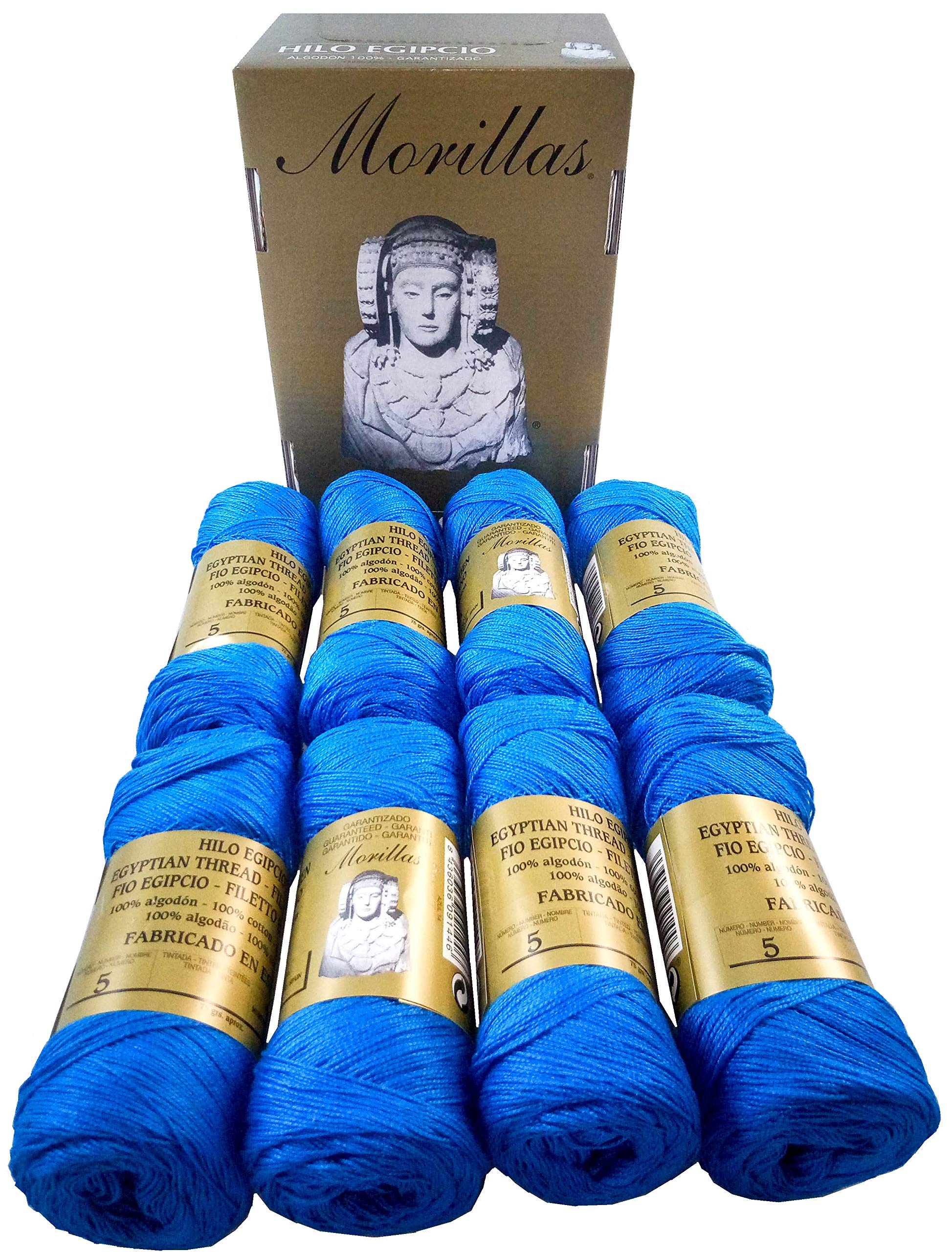 Morillas Zepelines Ne 5/2 cotone blu 14 8x75 g