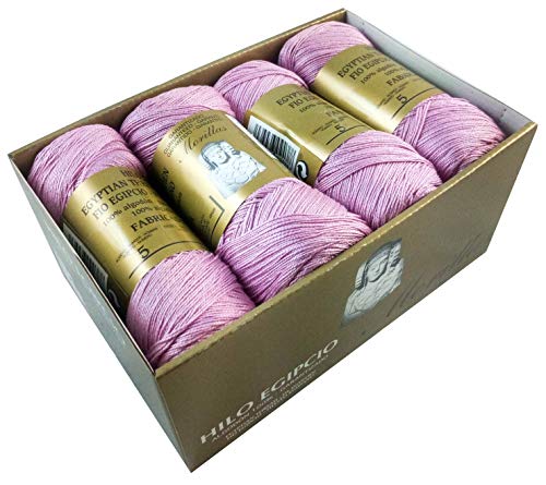 Morillas Zepelines Ne 5/2 filo di cotone lilla 7 x8 mercerizzato