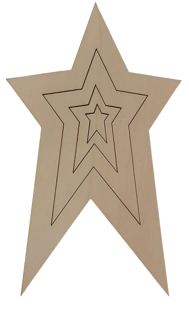 Il Filo di Arianna Formallegra Stella Primitiva SFL 301 sagoma legno