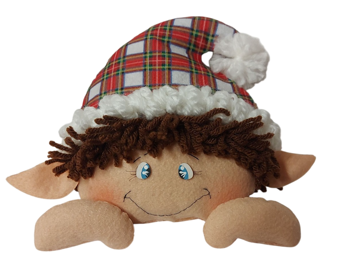 Il Filo di Arianna Sagomiamo SFL249 Elfo Babbo Natale Viso 20 cm